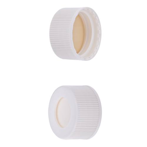  [플라스틱] 24-400, PP 화이트 스크류 캡, MicroSolv 24-400, PP White Screw Cap, MicroSolv