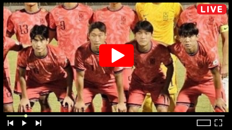한국 북마리아나제도 축구 중계 2025 AFC <b>U-20 아시안컵</b> 예선... 