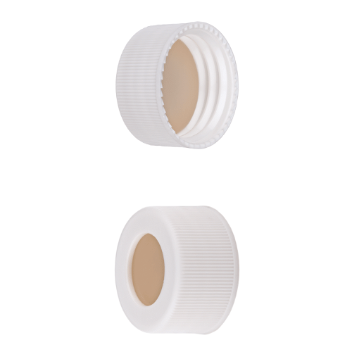  [플라스틱] 24-414, PP 화이트 스크류 캡, BASIK 24-414, PP White Screw Cap, BASIK