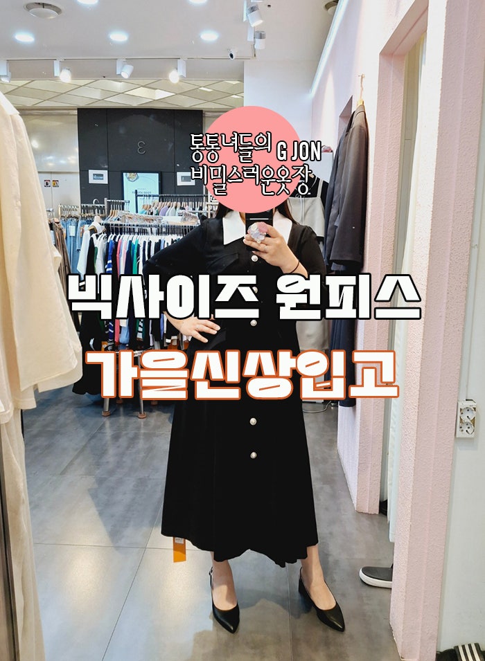 동대문여성빅사이즈 두타 지존 가을신상 원피스 빅사이즈 하객룩 정장 원피스 추천