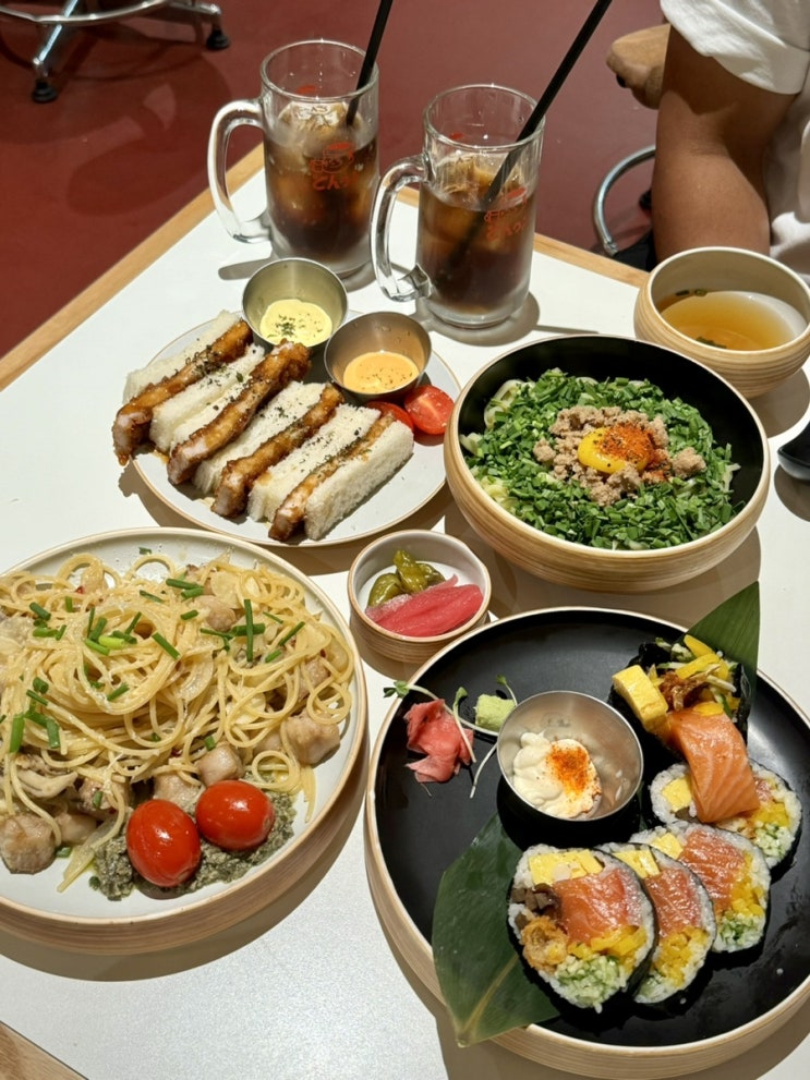  첨단 맛집 초이다이닝 첨단 시리단길점 (후토마끼, 마제소바, 파스타, 카츠)