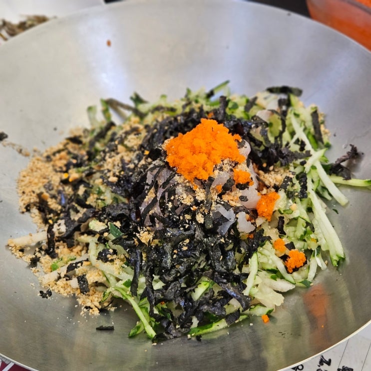  부산 기장 송정 시원하고 매콤한 물회 맛집 명품물회