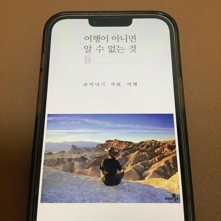  집돌이가 읽은, 여행이 아니면 알 수 없는 것들 (손미나) 독서 후기