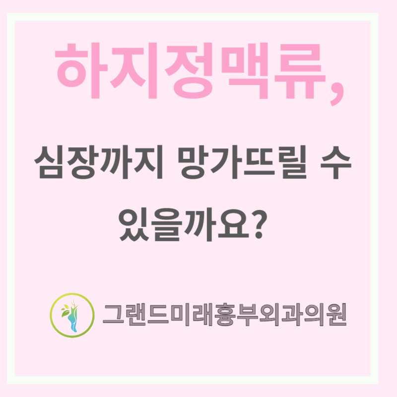대구 하지 정맥류, 하지 정맥류가 악화되면 심장까지 나빠질까?