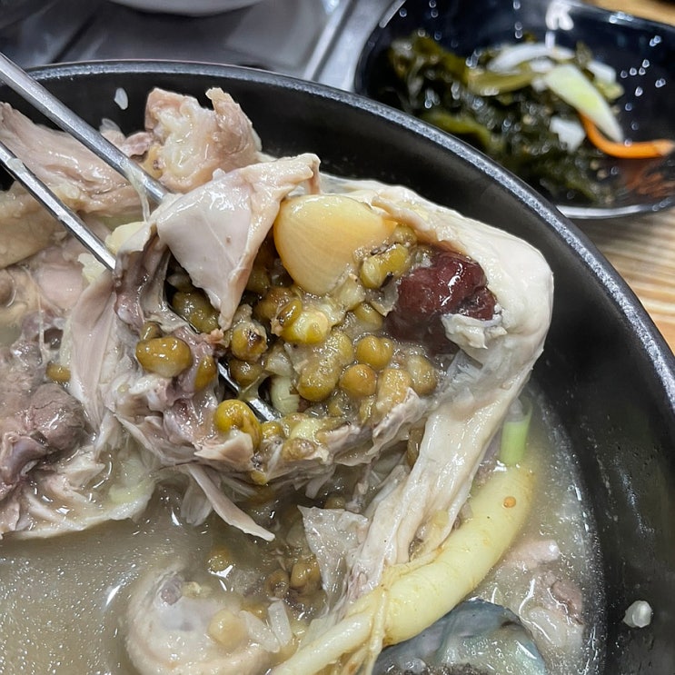  화순삼계탕맛집 진한 한방전복삼계탕 [황태마을]