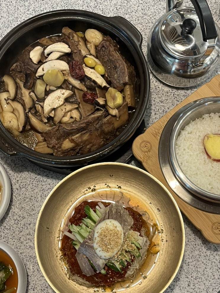  [청량리갈비찜]아소정 주차정보,냉면맛집,가족모임 후기