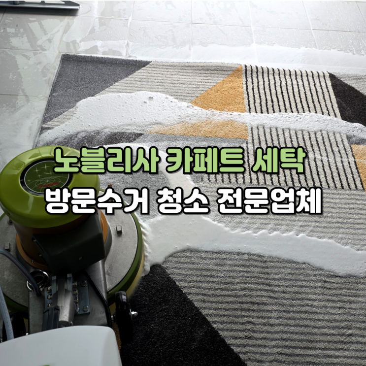  진천 음성 노블리사 카페트 방문수거 청소 세탁 업체