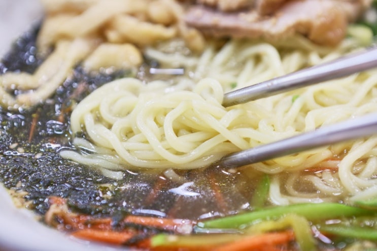  쫄깃쫄깃한 면발의 제주 안덕 맛집 산방산국수맛집