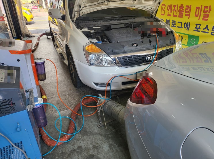  그랜드카니발 연소실크리닝이 디젤 연료첨가제 10배 이상의 효과