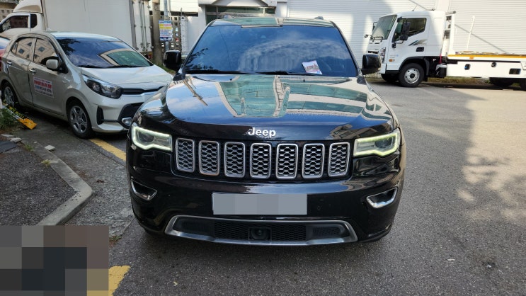  Jeep 그랜드 체로키 순정 모니터 터치 불량 액정 흘러내림 터치 패널 교체 작업