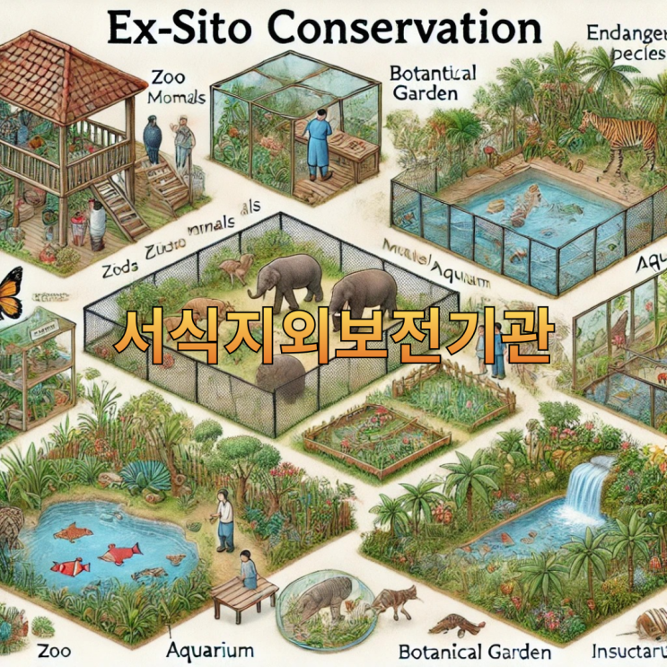  서식지외보전기관 현황(2023년말 기준)