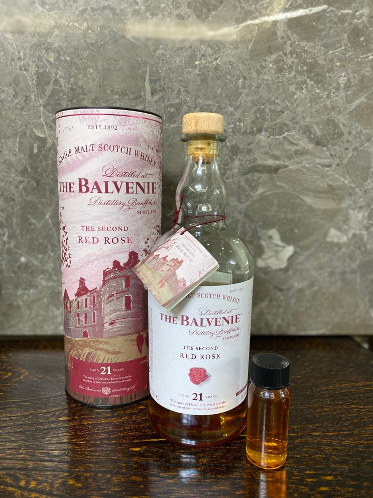  발베니 세컨 레드로즈21 리뷰 (balvenie 21the second red rose)