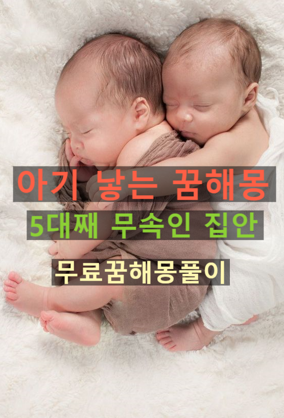 내가 아기 낳는 꿈 엄마가 아기 낳는 꿈 임신하는 꿈