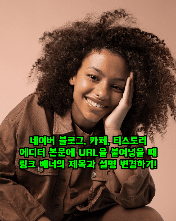  네이버 블로그 카페 티스토리의 에디터 본문에 URL을 붙여넣고 제목과 설명 변경하기