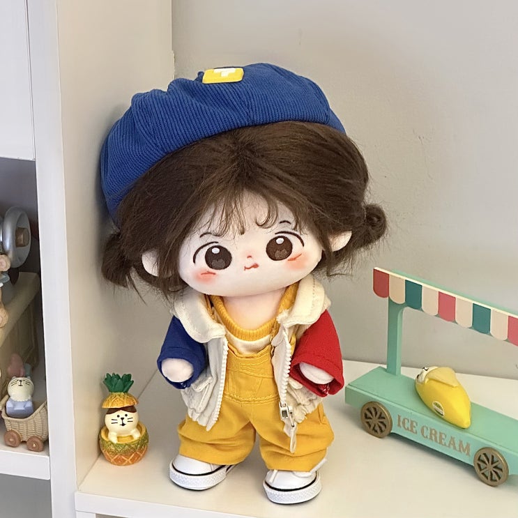  20cm 귀여운 컬러 블록 세트 인형옷 아이돌인형옷