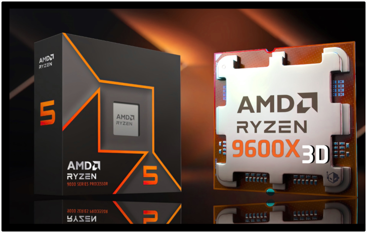  AMD 라이젠 5 9600X3D 3D V-Cache CPU를 준비 중