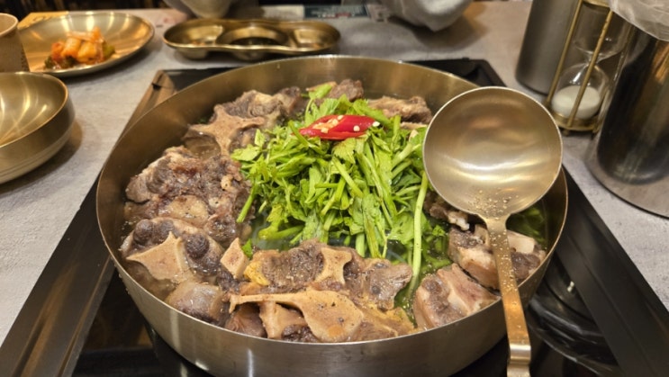  노원 맛집 옥된장에서 내돈내산 모듬수육전골 소꼬리수육
