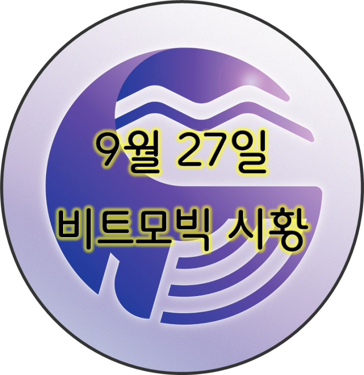  9월 27일 비트모빅 일일시황