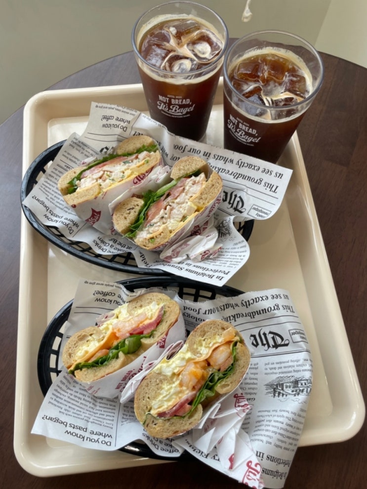  천안 베이글 맛집 잇츠베이글 천안신부점 샌드위치 후기