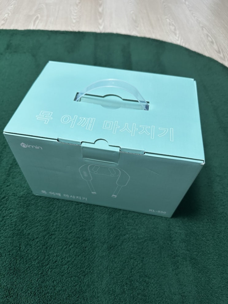  목, 어깨 뭉쳤을땐? 'nimin 목어깨 마사지기' 종아리 근육 풀기에도 딱!