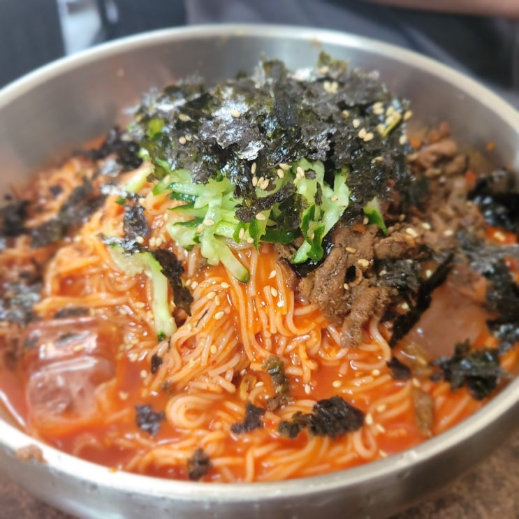  아산 비빔국수 맛집, 하미국수, 혼밥 가능한 현지인 맛집