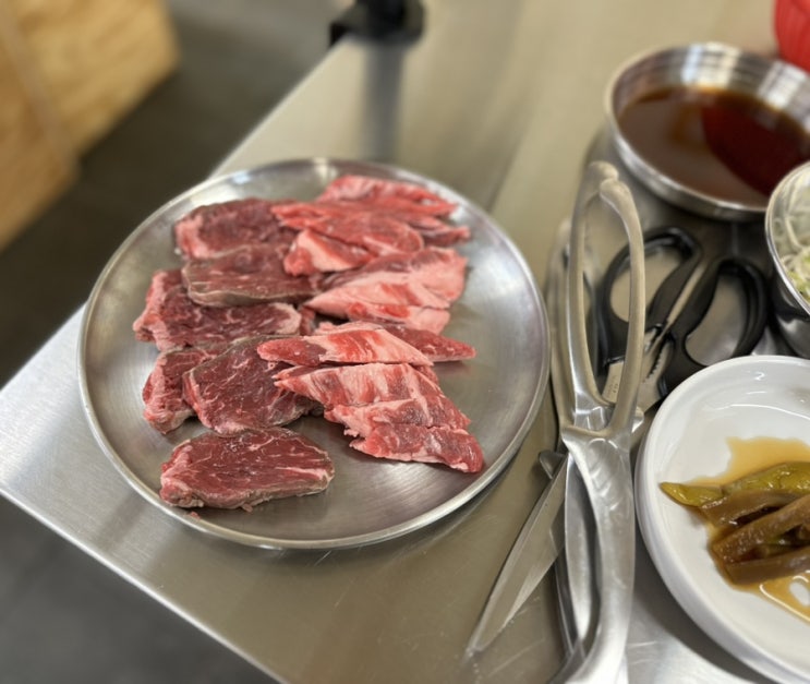 안양역소고기 천지백 블랙앵거스 맛집