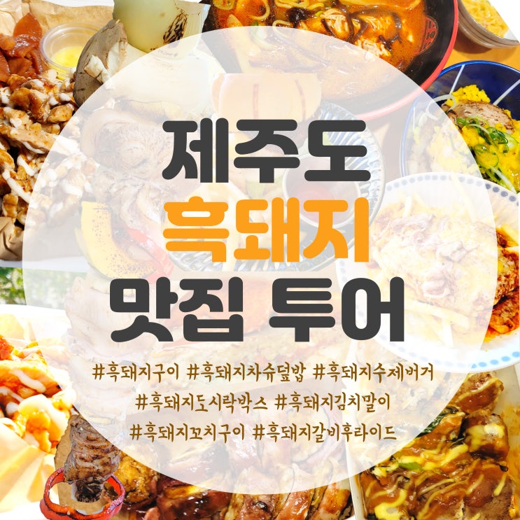  제주도 흑돼지 맛집투어 후기 feat. 해오름식당, 조조모모, 88버거, 흑돼지Box, 동문시장 야시장, 돼갈통