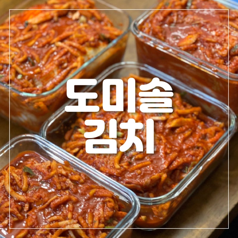도미솔김치 홈쇼핑 내돈내산 주문 재구매는