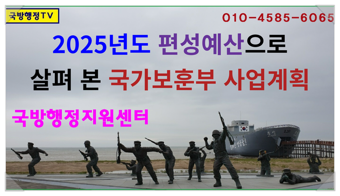 2025년도 <b>편성예산</b>으로 살펴 본 국가보훈부 사업계획