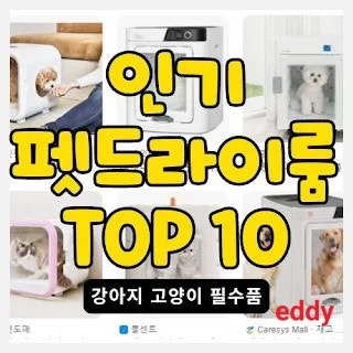  강아지 고양이를 위한 펫 드라이룸 - 애견과 묘를 위한 필수 아이템