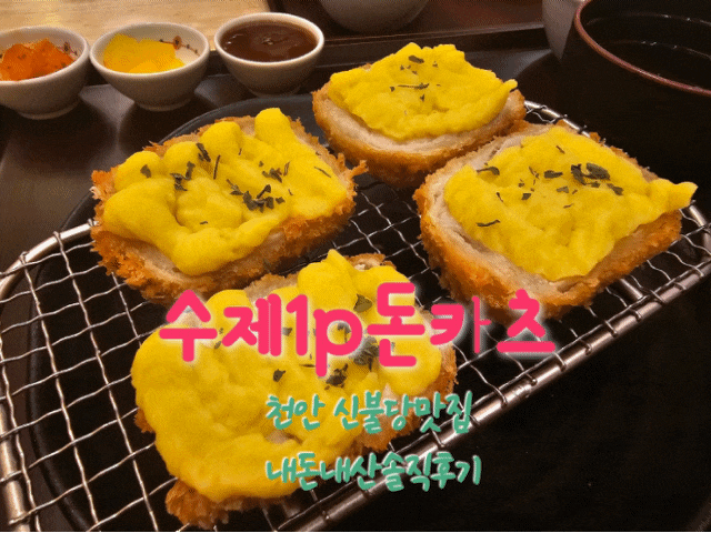  수제1p돈카츠 천안신불당 돈카츠맛집 내돈내산솔직후기