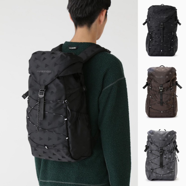  앤드원더 백팩 triangle JQ backpack 24AW