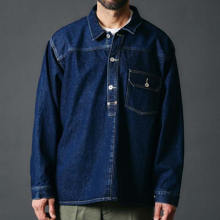  반스 아웃피터스 40s T백 풀오버 데님 재킷 24AW BR-24378