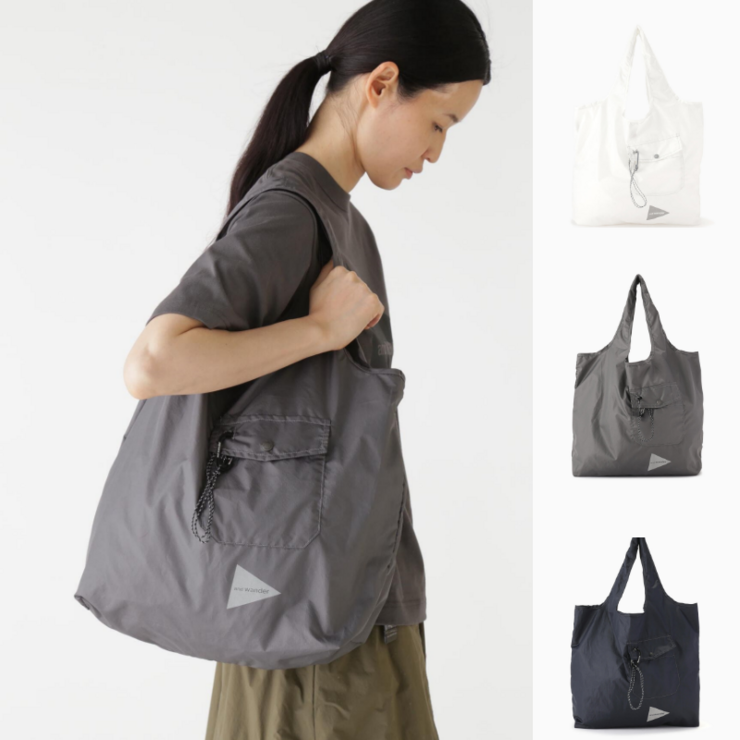  앤드원더 토트백 가방 grocery pocket bag 24AW