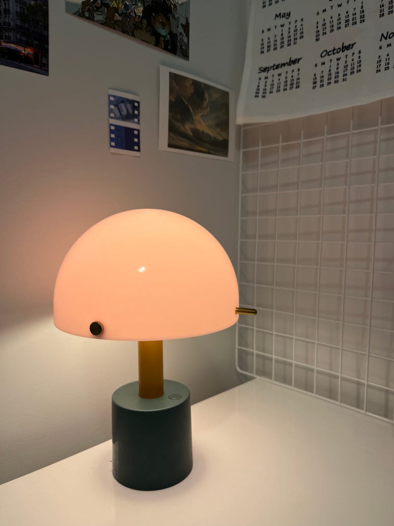 이케아 IKEA 무선 조명 "뇌드마스트" NÖDMAST 핑크/그린 후기