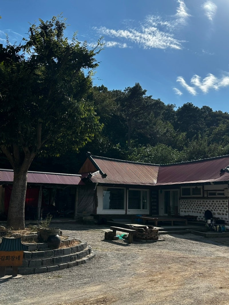 인천 강화도 촌캉스 물푸레시골집 사랑채 (독채, 솥뚜껑 삼겹살)