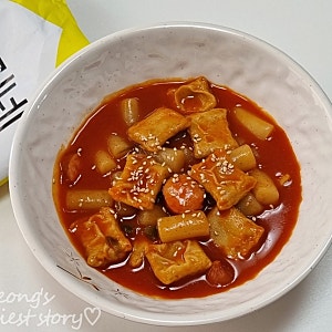 냉동 떡볶이 밀키트 미미네 오리지널 국물떡볶이 간단 조리법 레시피