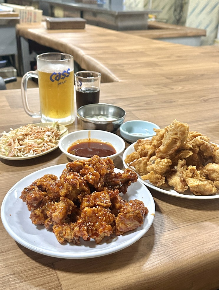  24.09ㅣ어쩌다 맛집 일기 (월드양념통닭, 구오 육즙만두)