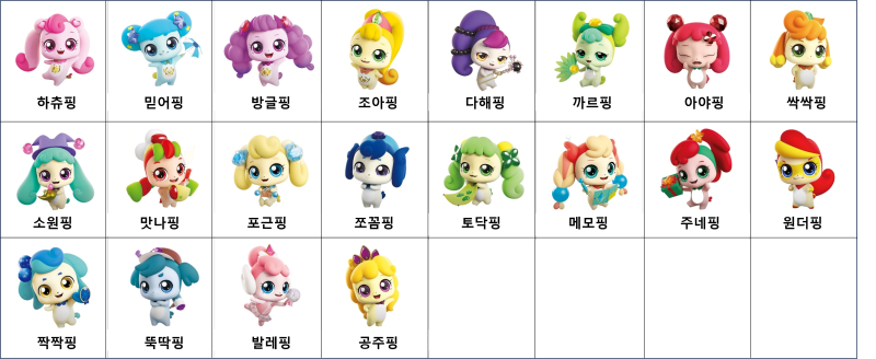 캐치티니핑 캐릭터 도감 종류 이름 시즌별 총정리 파일첨부 : 네이버 블로그