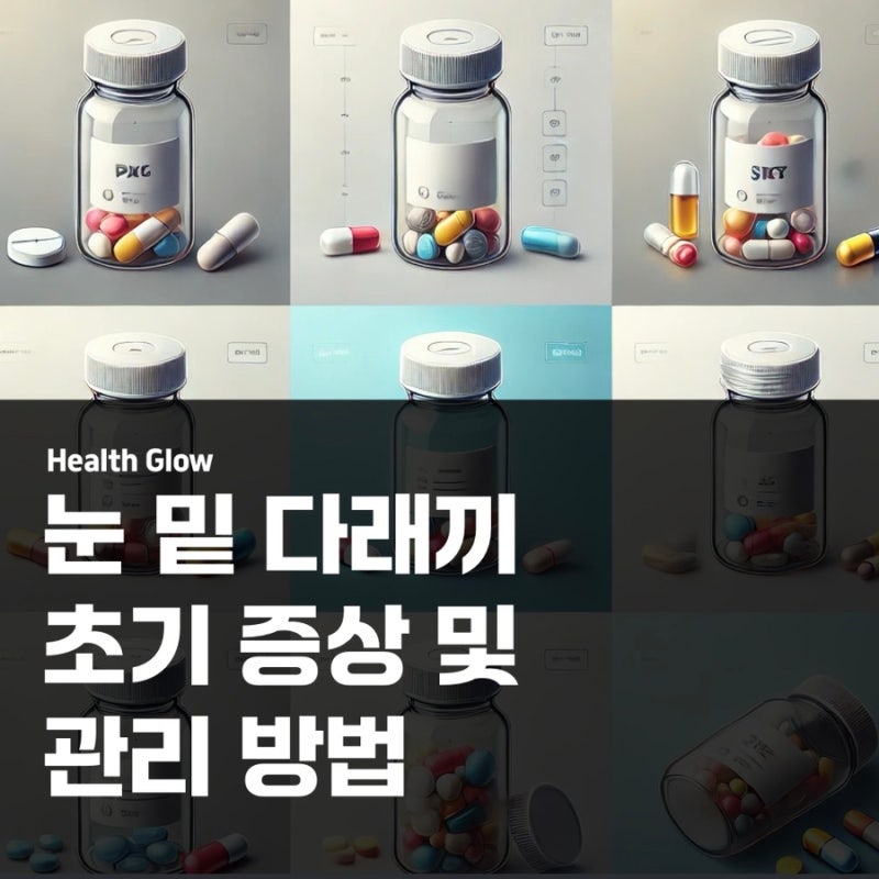 눈 밑 다래끼 초기 증상 및 관리 방법