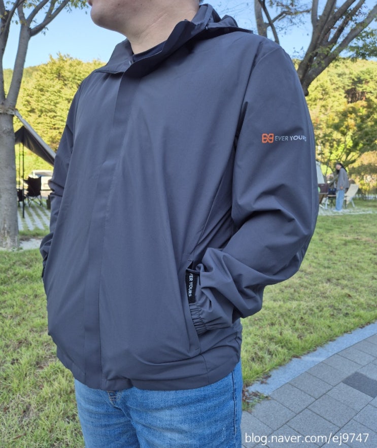  가성비좋은 간절기 남자바람막이 에버유어스남성바람막이