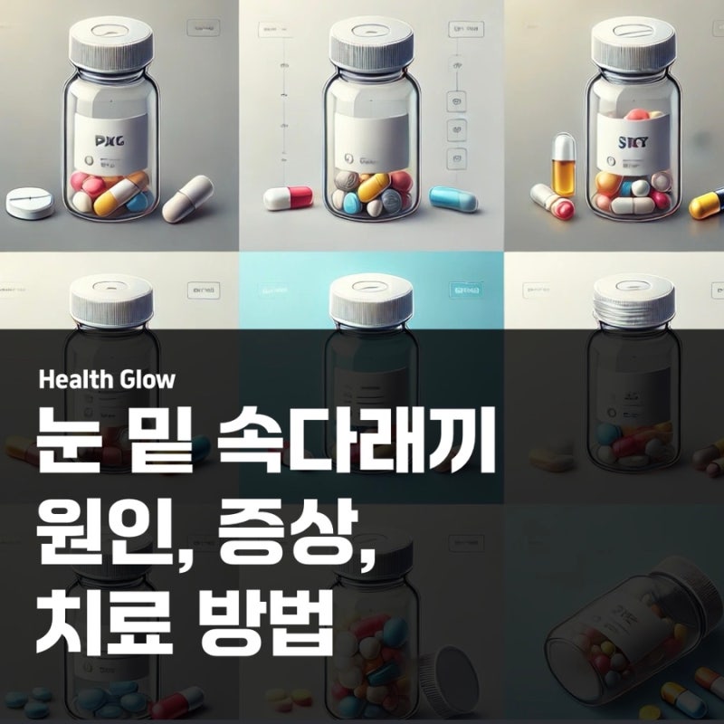 눈 밑 속다래끼 원인, 증상, 치료 방법