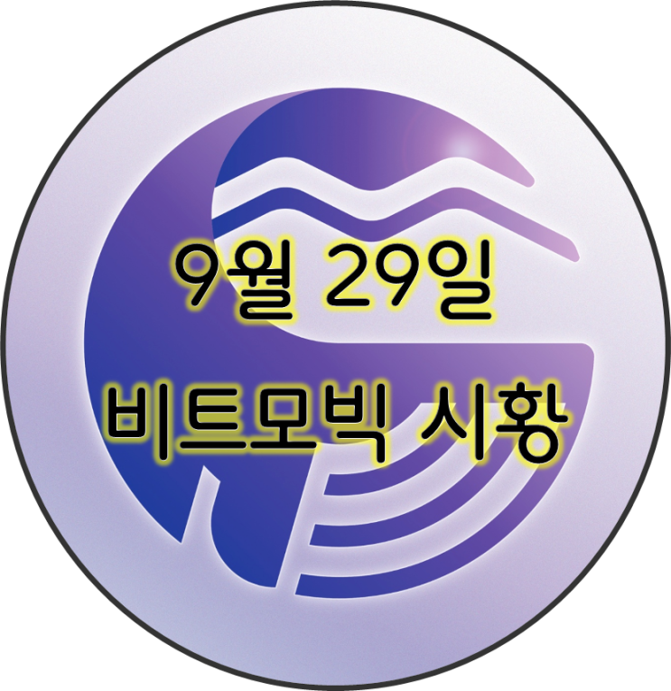  9월 29일 비트모빅 일일시황