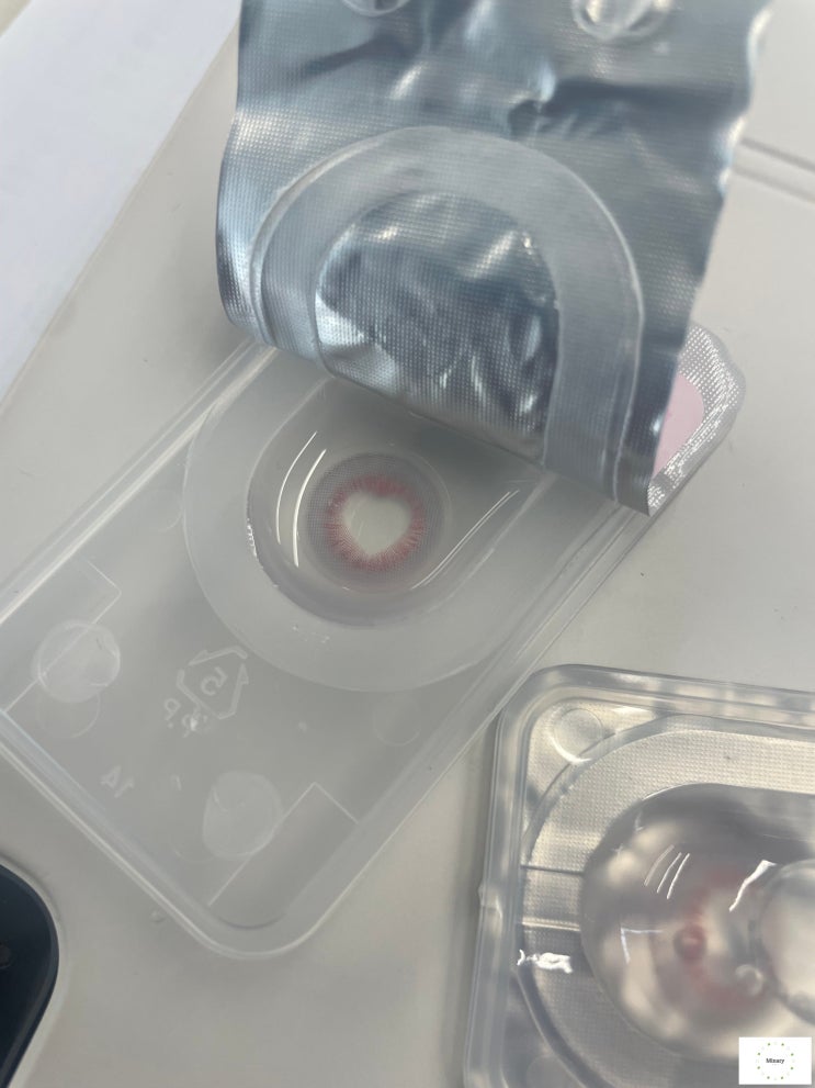  [찐내돈내산]마이피픈 픽싱렌즈 하츠애쉬핑크 렌즈 13.4mm 사진용렌즈