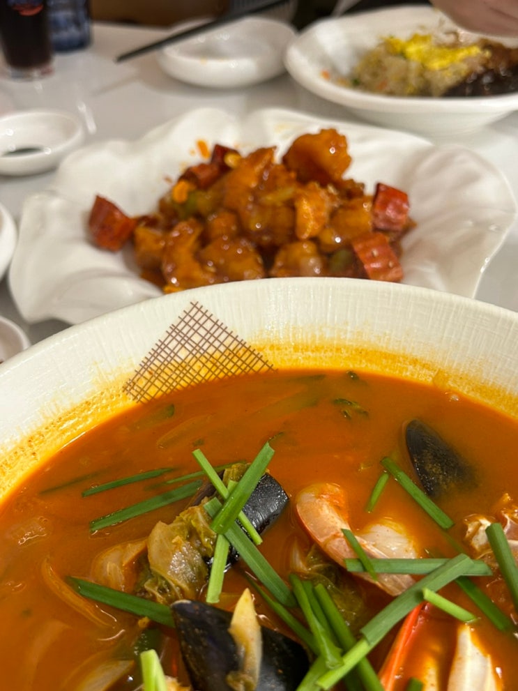  울산 삼산동 중식당 부갑일방 대형 단체룸 회식장소