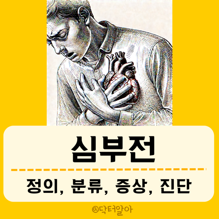 심부전(Heart failure)의 정의, 분류, 증상 및 진단