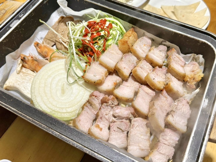  일산 덕양구 맛집 산골항아리바베큐 원당점 캠핑 감성 통삼겹바베큐파는곳 추천