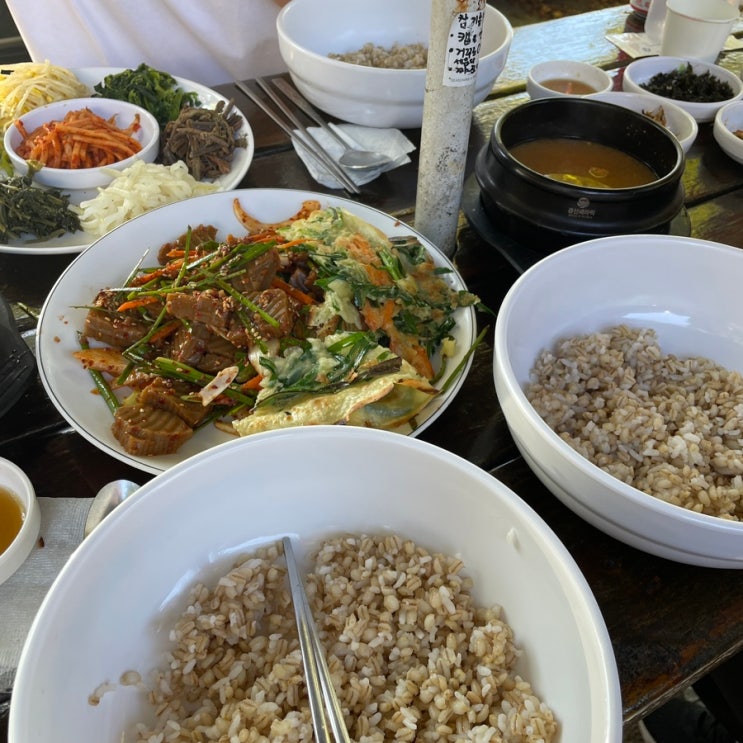 [별당보리밥, 청계 다원 카페] | 모락산 등산하고 보리밥 먹고 카페까지, 건강한 생활! 건강해지자~