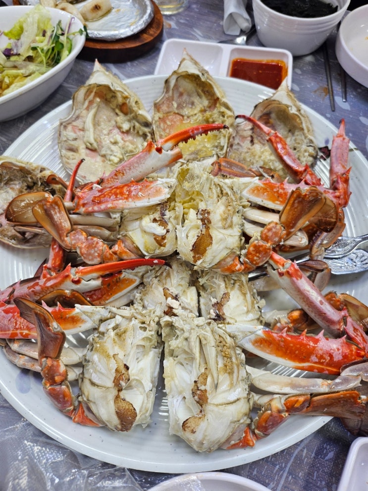  안양농수산물시장 명덕수산 꽃게 및 대하 시세 후기