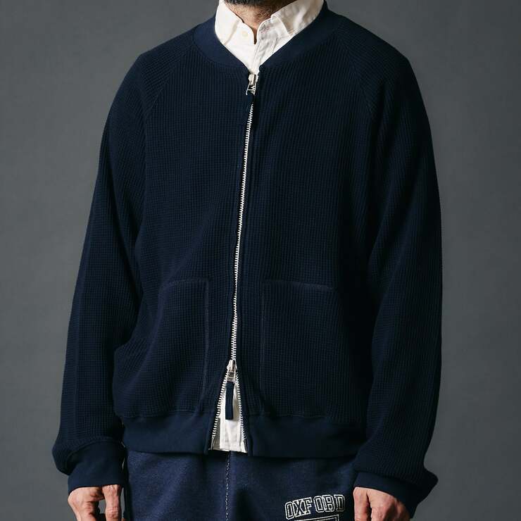 반스아웃피터스 90s 와플 집업 블루종 재킷 24AW BR-24339